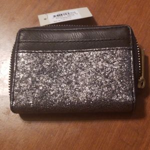 Fossil Sofia Gunmetal Mini Wallet